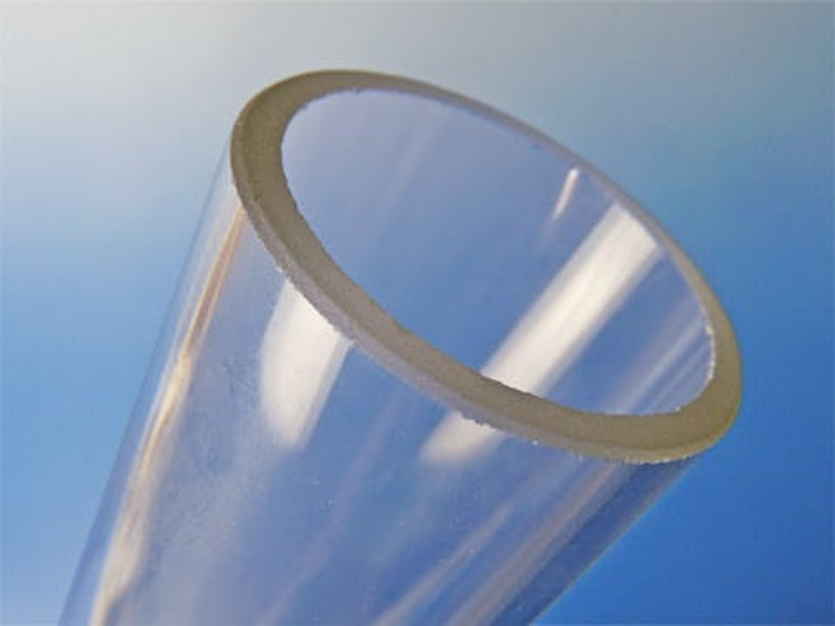 ガラス管の切断面の「アラズリ加工」 - 切断面がまっすぐになる仕上がり