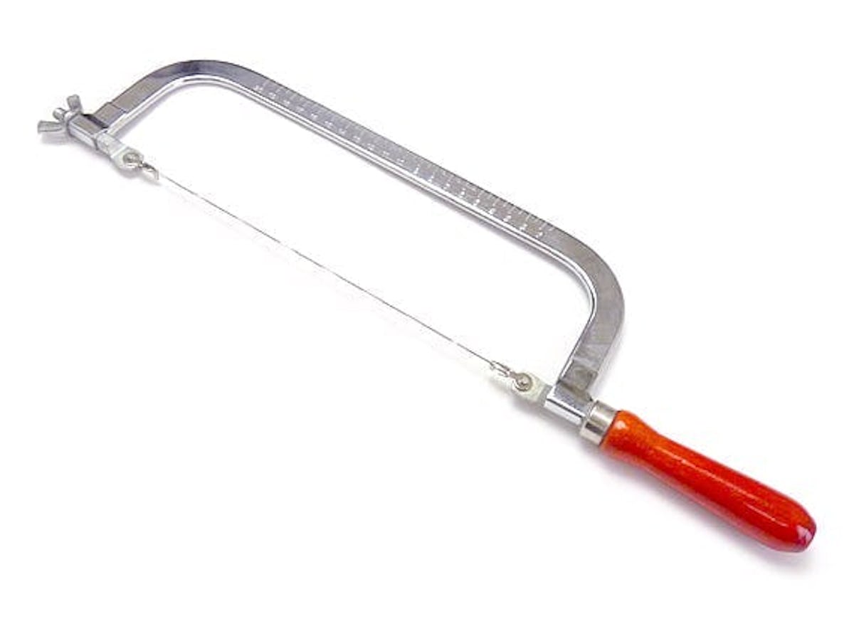 ガラス管の切断にも使える「ガラス切断ノコギリ」