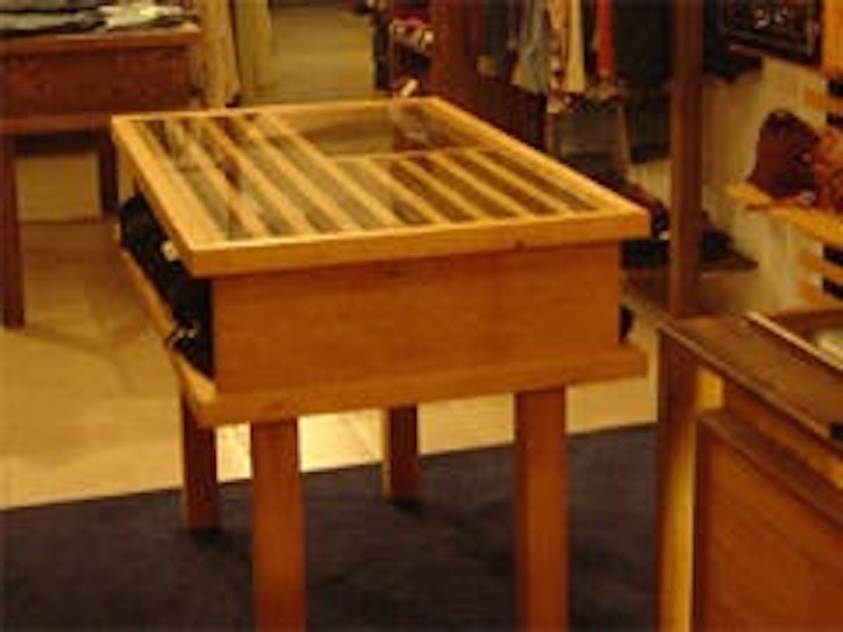 店舗の商品陳列棚・テーブル用のテーブルマット・ガラステーブルトップのガラス天板