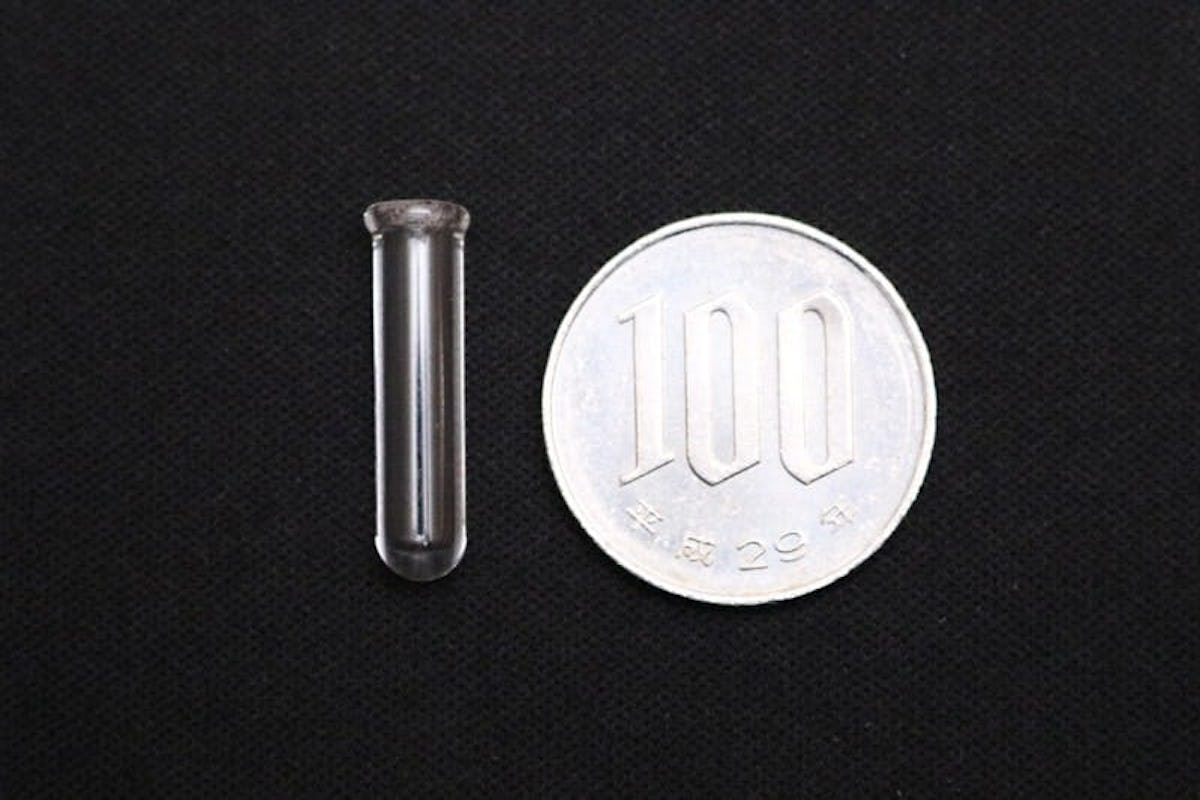 小さいサイズのガラス管 - 丸底封じ加工