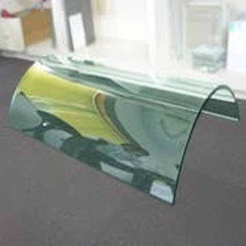 ガラスの曲げ加工