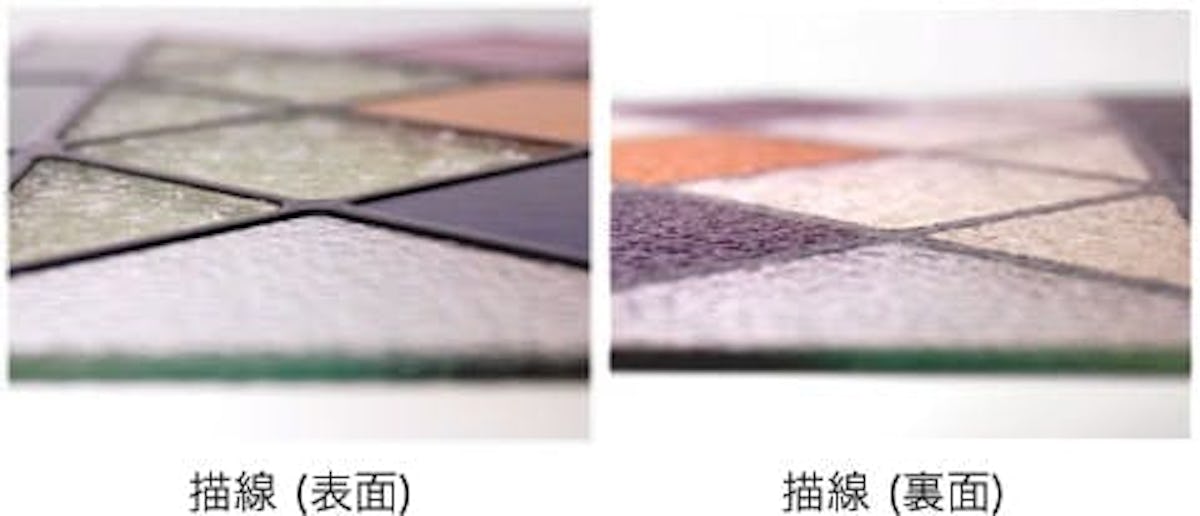 描線(表面)(裏面)