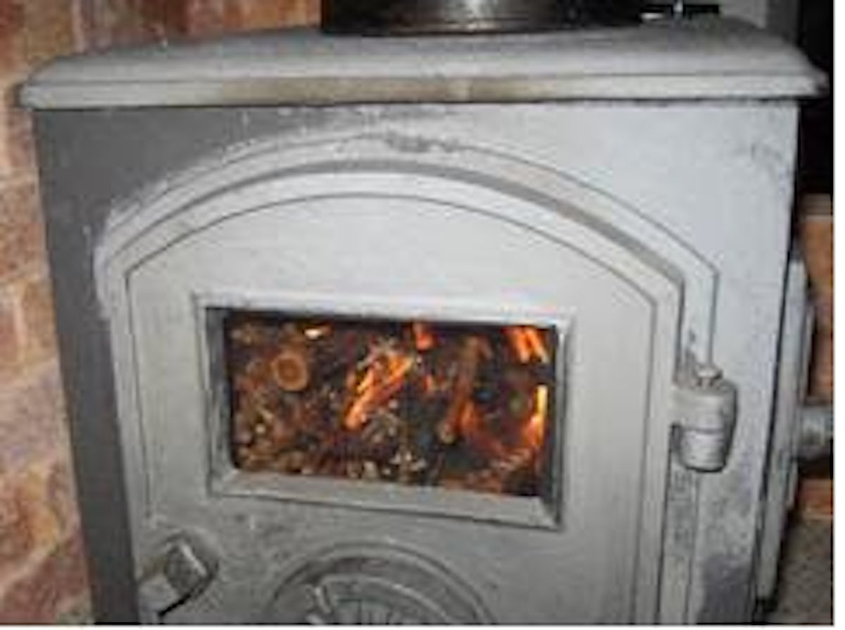 耐熱ガラスが使われている窯の様子