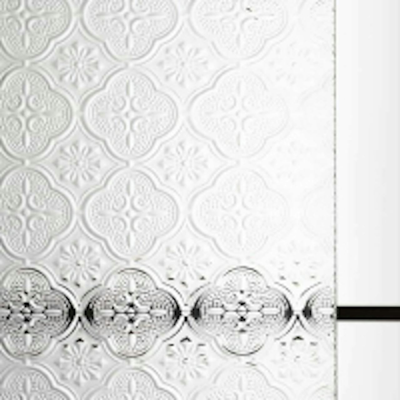 【フローラガラス】花柄模様ガラス/サイズオーダー販売専門店c