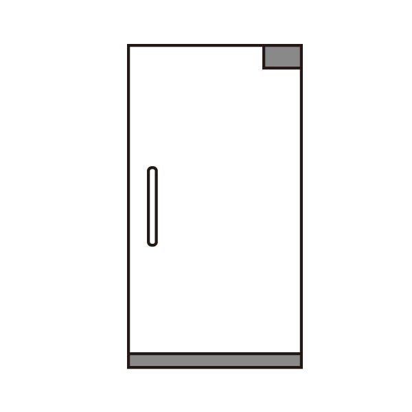 テンパードア 規格サイズ (コンビ1型) 横794ミリ×縦1987ミリ｜オーダー