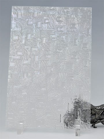 KHC-005 アートテクスチャー (バブリー セピア)｜オーダーガラス板.com