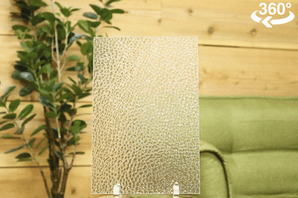 ING-006 ウィズマークテクスチャ (ハンマード)｜オーダーガラス板.com