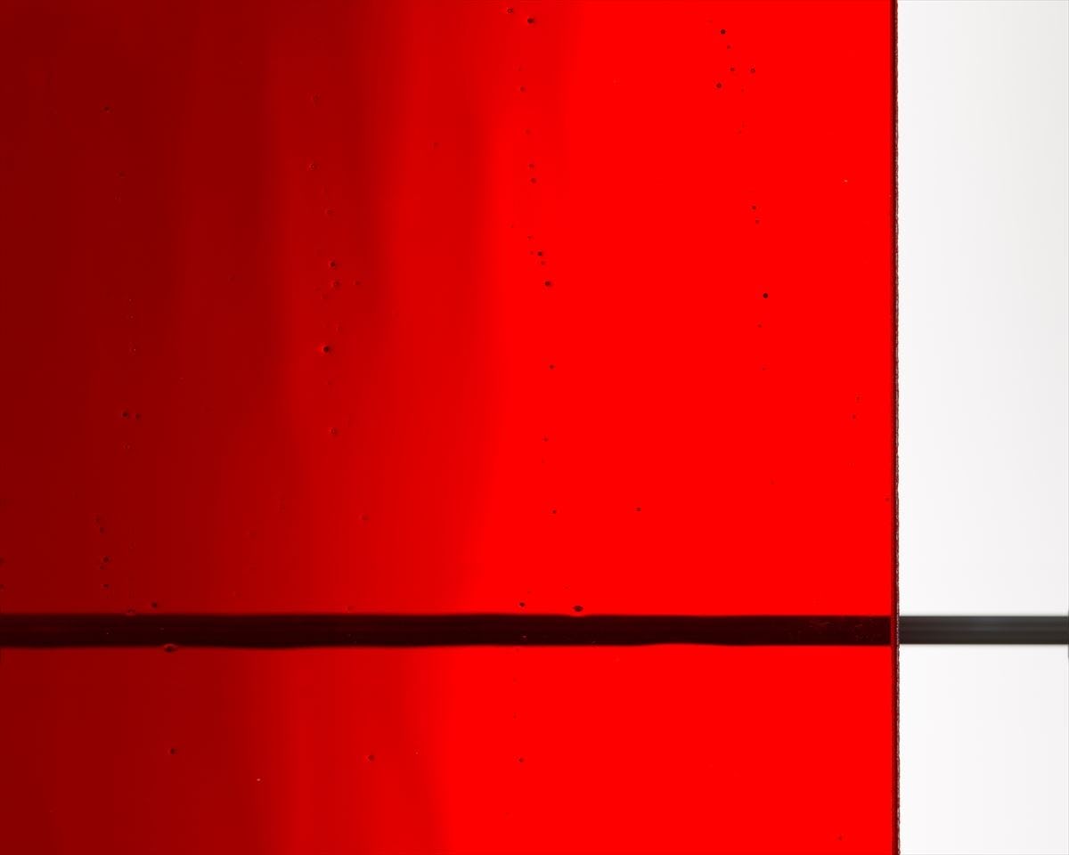 KWT-016 ウォーターテクスチャー (ルビーレッド)｜オーダーガラス板.com