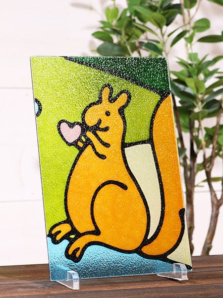 ステンドグラス風装飾ガラス(プリズム) AC363｜オーダーガラス板.com