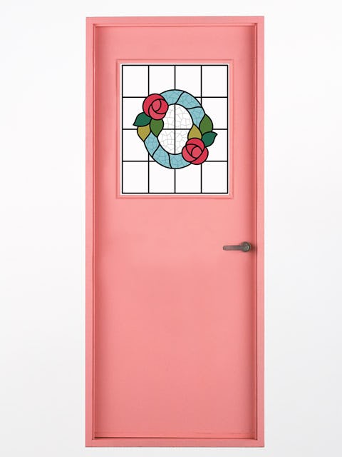 ステンドグラス風装飾ガラス(エチュード) EG053｜オーダーガラス板.com