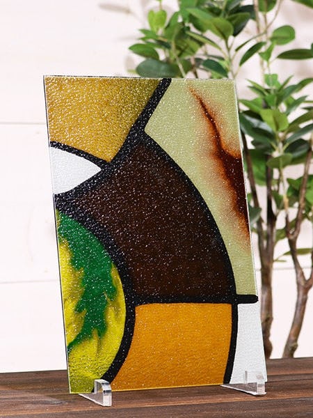 ステンドグラス風装飾ガラス(プリズム) IC310｜オーダーガラス板.com