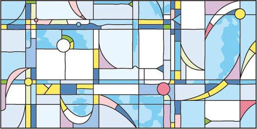 オリジナルステンドグラスⅠ SH-C41 | ステンドグラスの専門メーカー｜SEVEN HOME (Pure Glass)