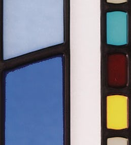 ステンドグラス風装飾ガラス(ブリリアントモーメント) K19｜オーダー