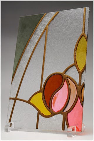 ステンドグラス風装飾ガラス(ブリリアントモーメント) K24