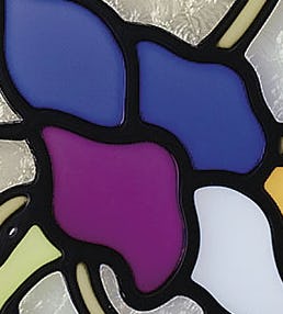 ステンドグラス風装飾ガラス(ブリリアントモーメント) K28｜オーダー