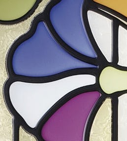 ステンドグラス風装飾ガラス(ブリリアントモーメント) K31｜オーダー