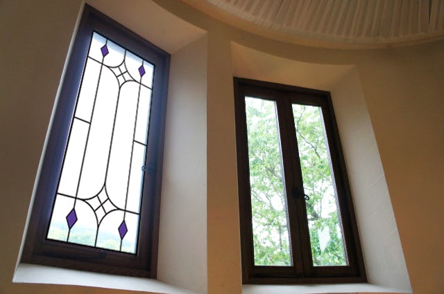 ステンドグラス風装飾ガラス(ラインアートカラー) LCE04｜オーダー