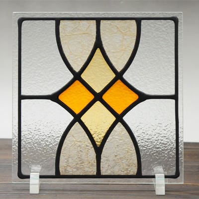 ステンドグラス風装飾ガラス(スクウェア) OG205｜オーダーガラス板.com