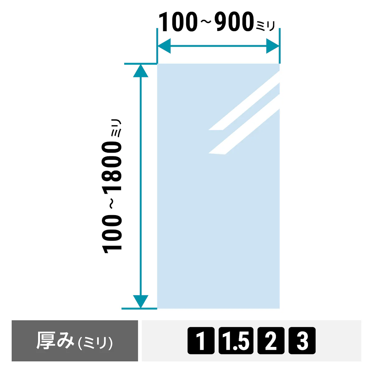 テーブル天板用のビニールマット - サイズオーダーで作成／値段・価格の見積り可能