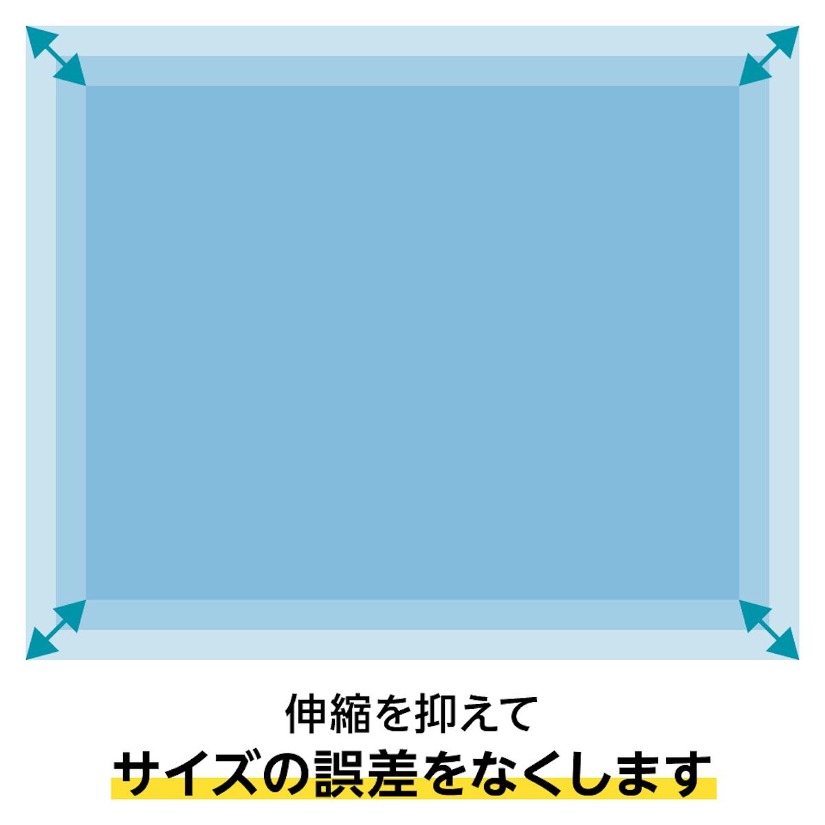テーブル天板用のビニールマット - 伸縮防止処理でサイズのズレを防止/伸縮を抑えてサイズの誤差をなくす