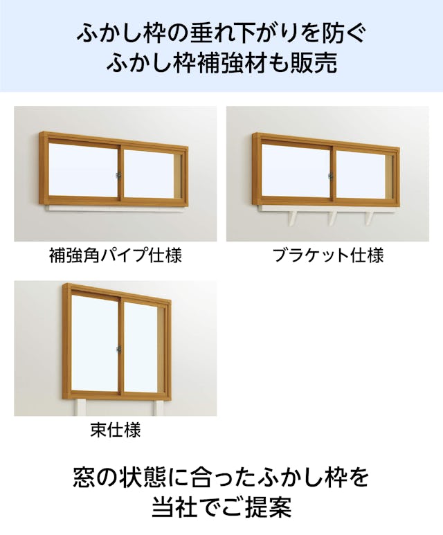YKK APの内窓「マドリモ プラマードU」引き違い窓(2枚建て) - ふかし枠補強材も販売