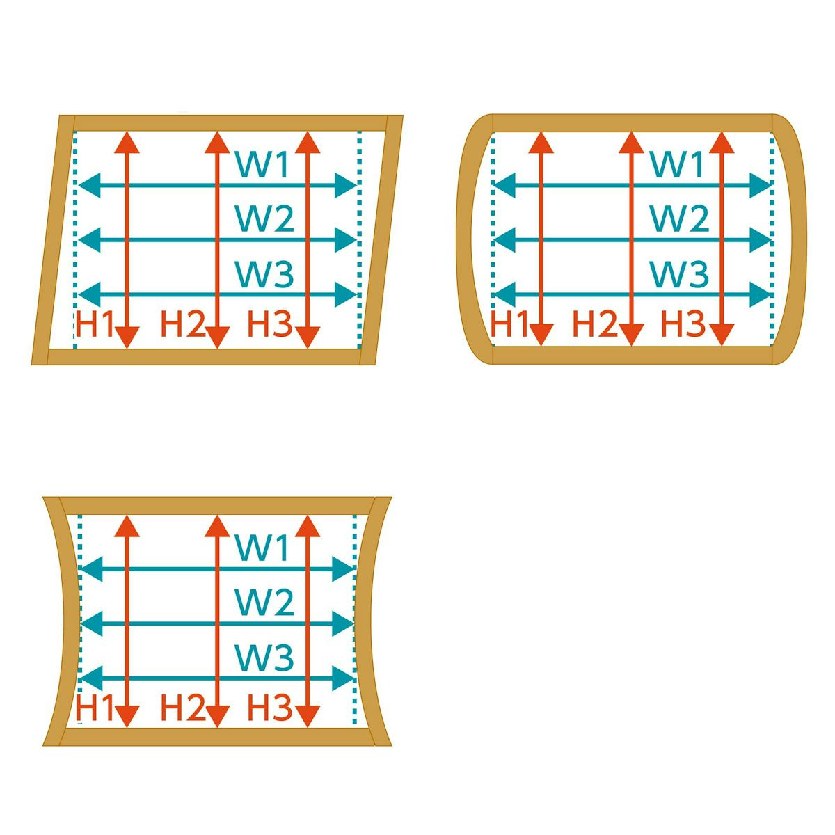 YKK APの内窓「マドリモ プラマードU」引き違い窓(4枚建て) - スペーサーを使用する場合の発注方法