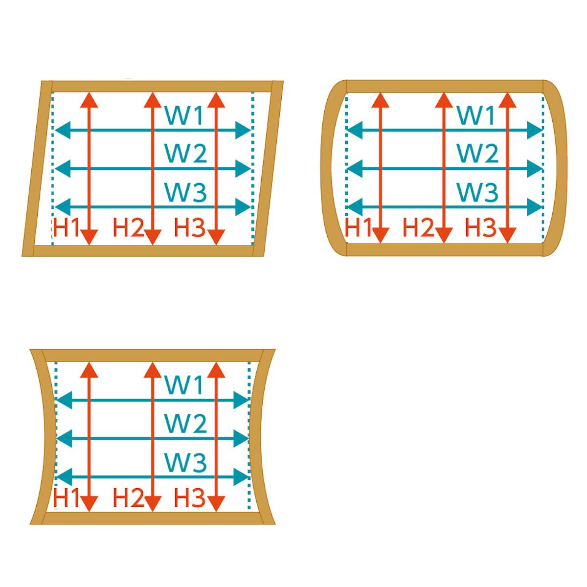 YKK APの内窓「マドリモ プラマードU」引き違い窓(4枚建て) - スペーサーを使用する場合の発注方法