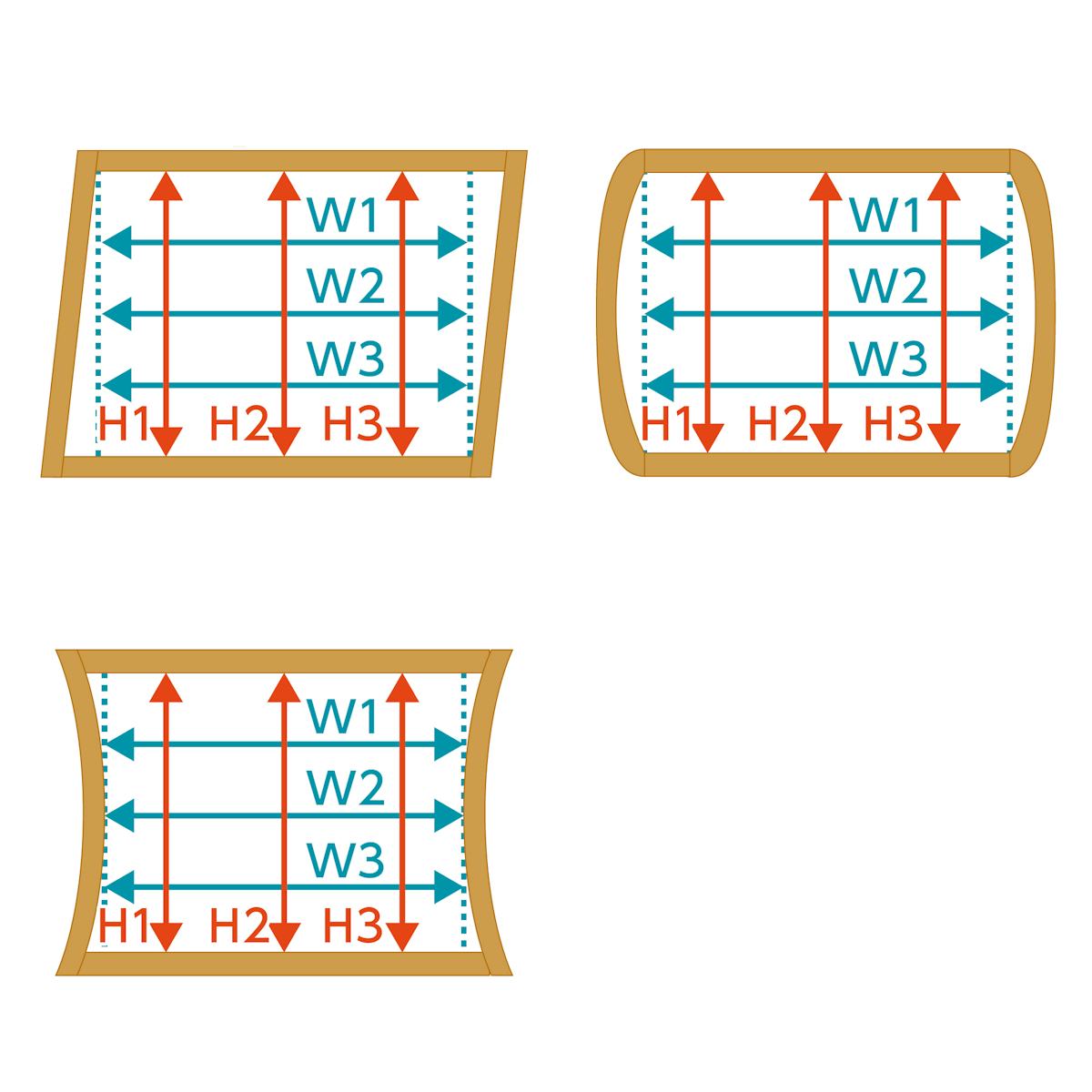 YKK APの内窓「マドリモ プラマードU」引き違い窓(4枚建て) - スペーサーを使用する場合の発注方法