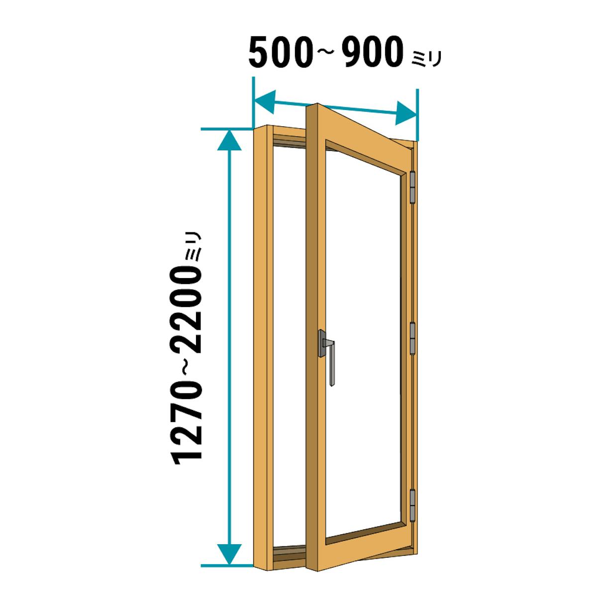 YKK APの内窓「マドリモ プラマードU」開き窓テラス - サイズは1ミリ単位でオーダー可能
