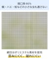 大開口・窓の網戸「Centor スクリーンシステム」 - 開口率46%/小さな虫も通さない
