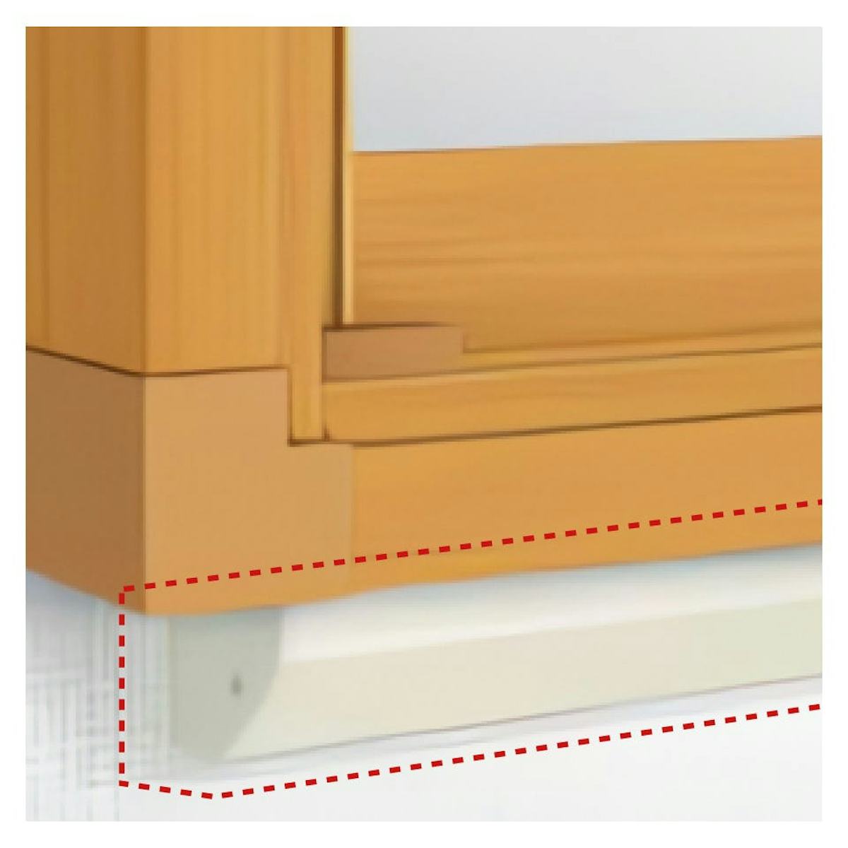 LIXILの内窓「インプラス」引き違い窓 for Renovation (2枚建て) - ふかし枠補強材も販売