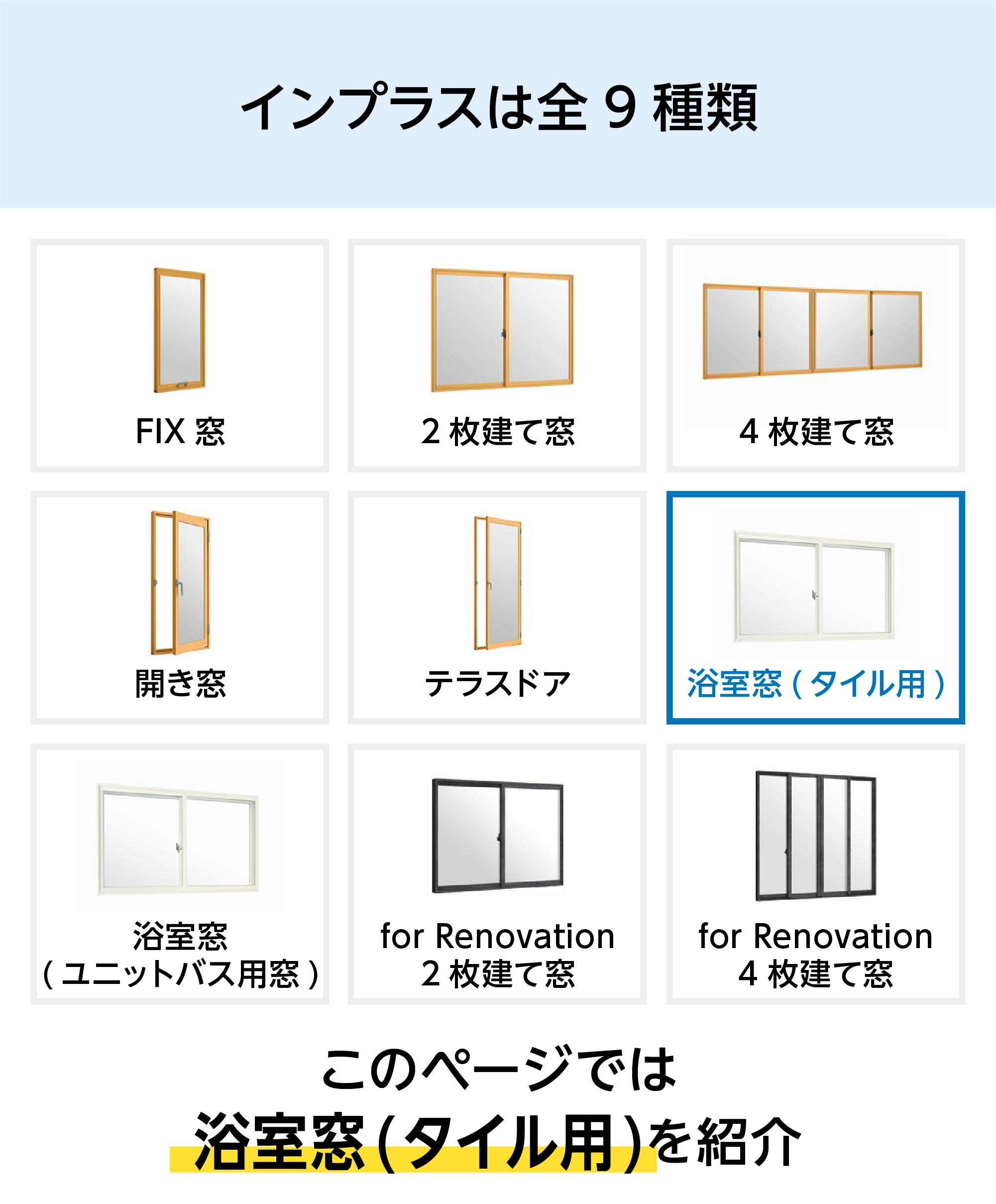 二重窓 内窓 インプラス リクシル 浴室仕様 タイル納まり 2枚建 引き違い窓 ブラインドイン複層ガラス W1001〜1500×H601〜1000mm LIXIL 断熱 リフォーム DIY 二重窓 内窓 インプラス リクシル 浴室仕様 タイル納まり 2枚建 引き