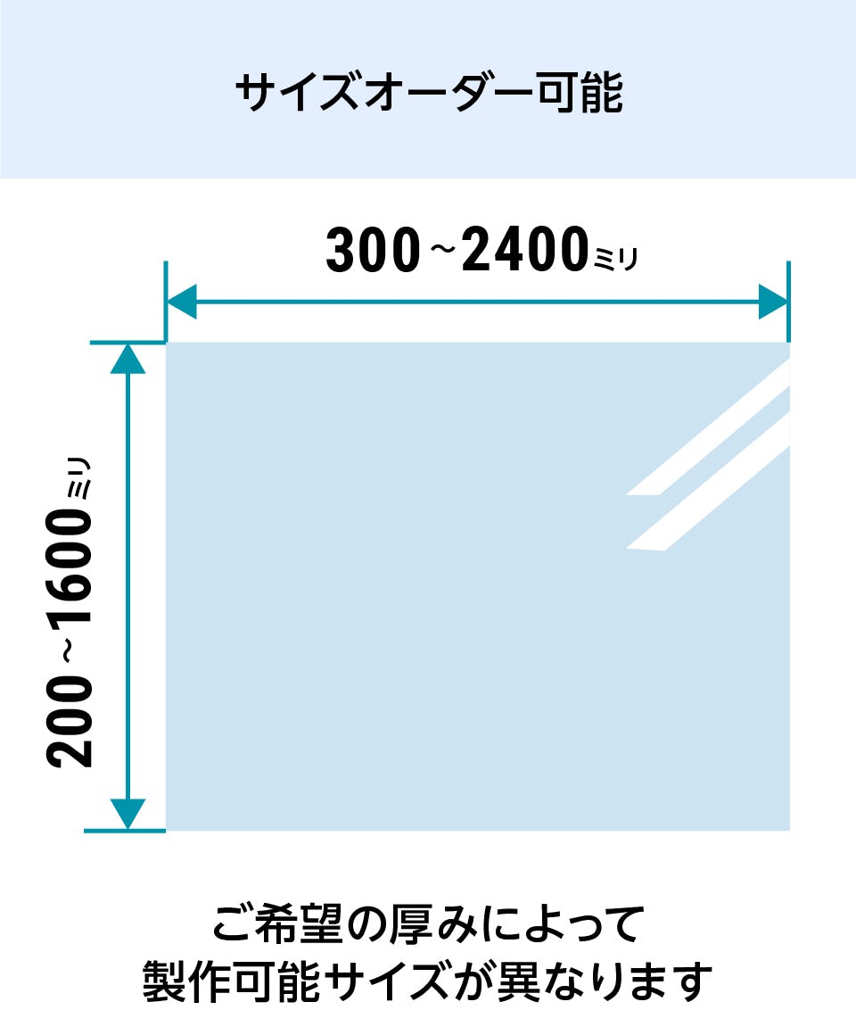 セラミックプリントガラス／サイズ・形状加工可｜オーダーガラス板.com