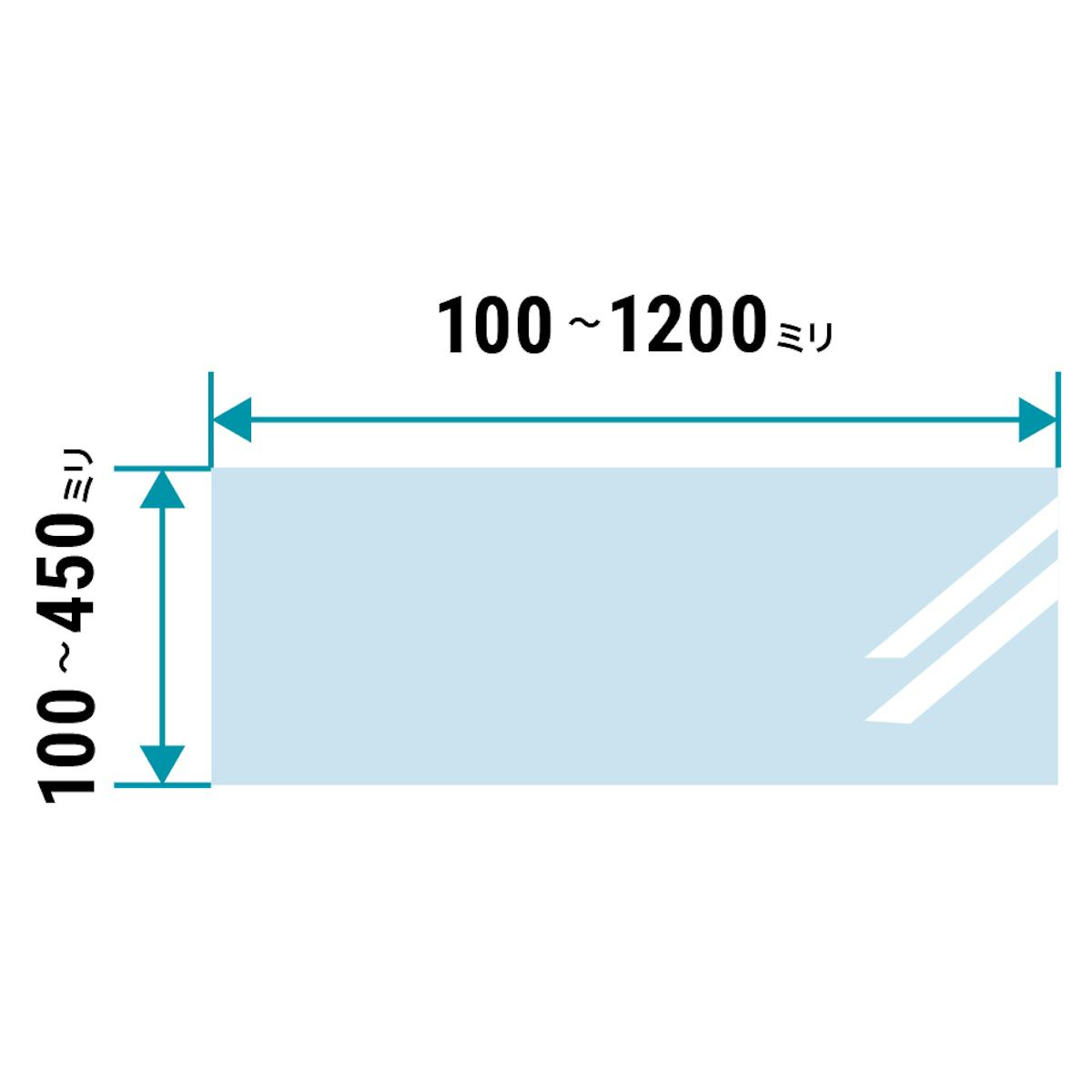 強化ガラス：ステンレス棚柱セット - サイズオーダーで作成可能／値段・価格の見積り可能