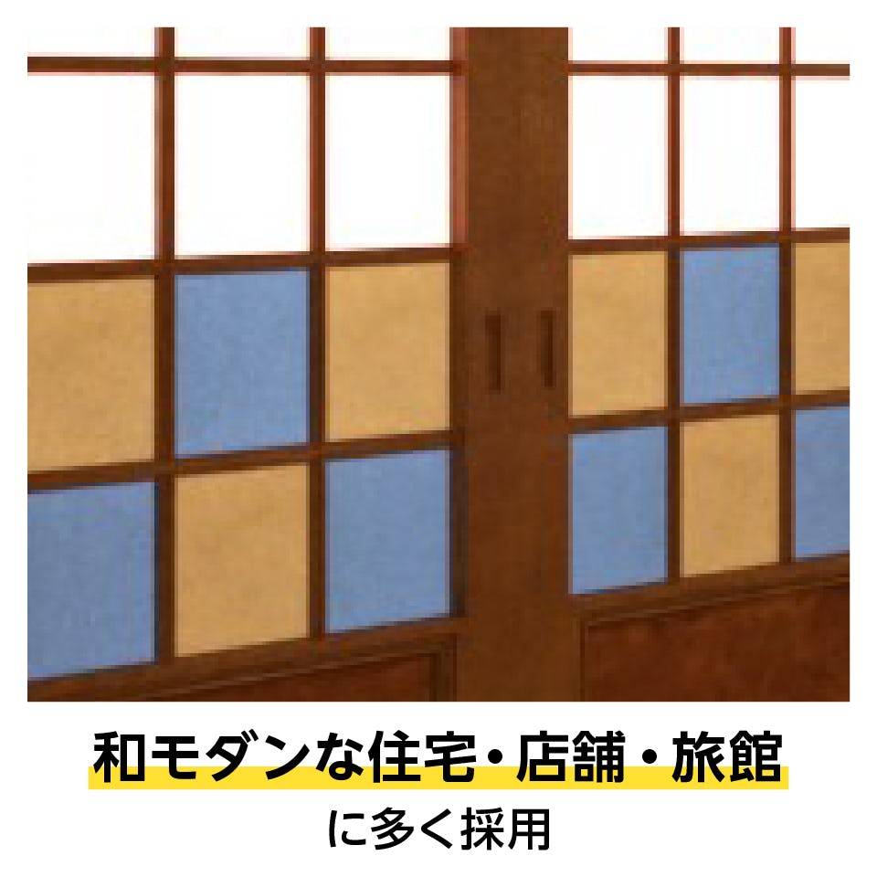 強化障子紙「日本カラー ワーロン和紙シート」 - 和紙の柔らかな風合いを再現