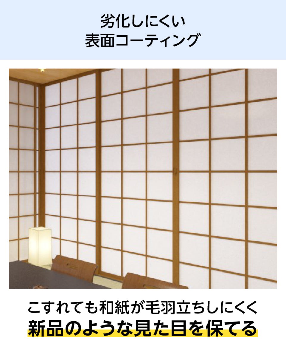 ワーロンシート／強化障子紙】指で突いても破れない／全2種