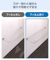 飛散防止フィルムを貼り付けることができる「透明ガラス:棚受けダボセット(木地用)」