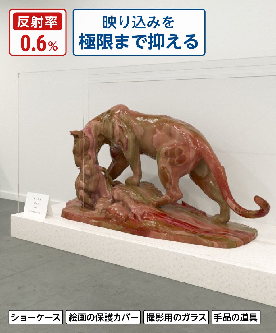 ガラス製品 無反射ガラス 反射防止ガラス(ノングレア) 厚み2mm 800×600mm 四角形 糸面取り加工 サイズオーダー対応 ガラス製品 無反射ガラス 反射防止ガラス(ノングレア) 厚み2mm 600