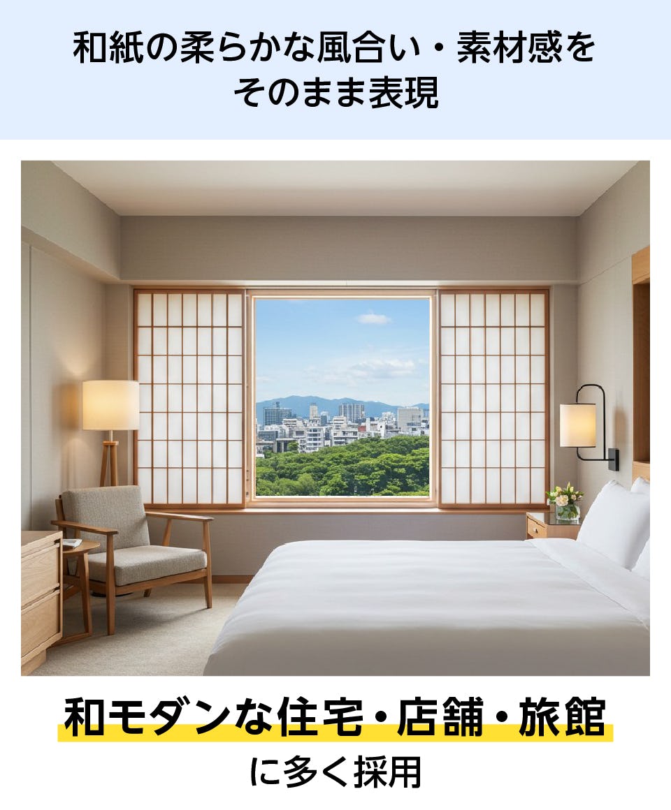 破れない障子紙ワーロンシートの通販｜オーダーガラス板.com