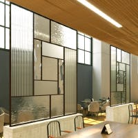 格子状　木製　パーテーション　黒色 格子状 木製 パーテーション 黒色