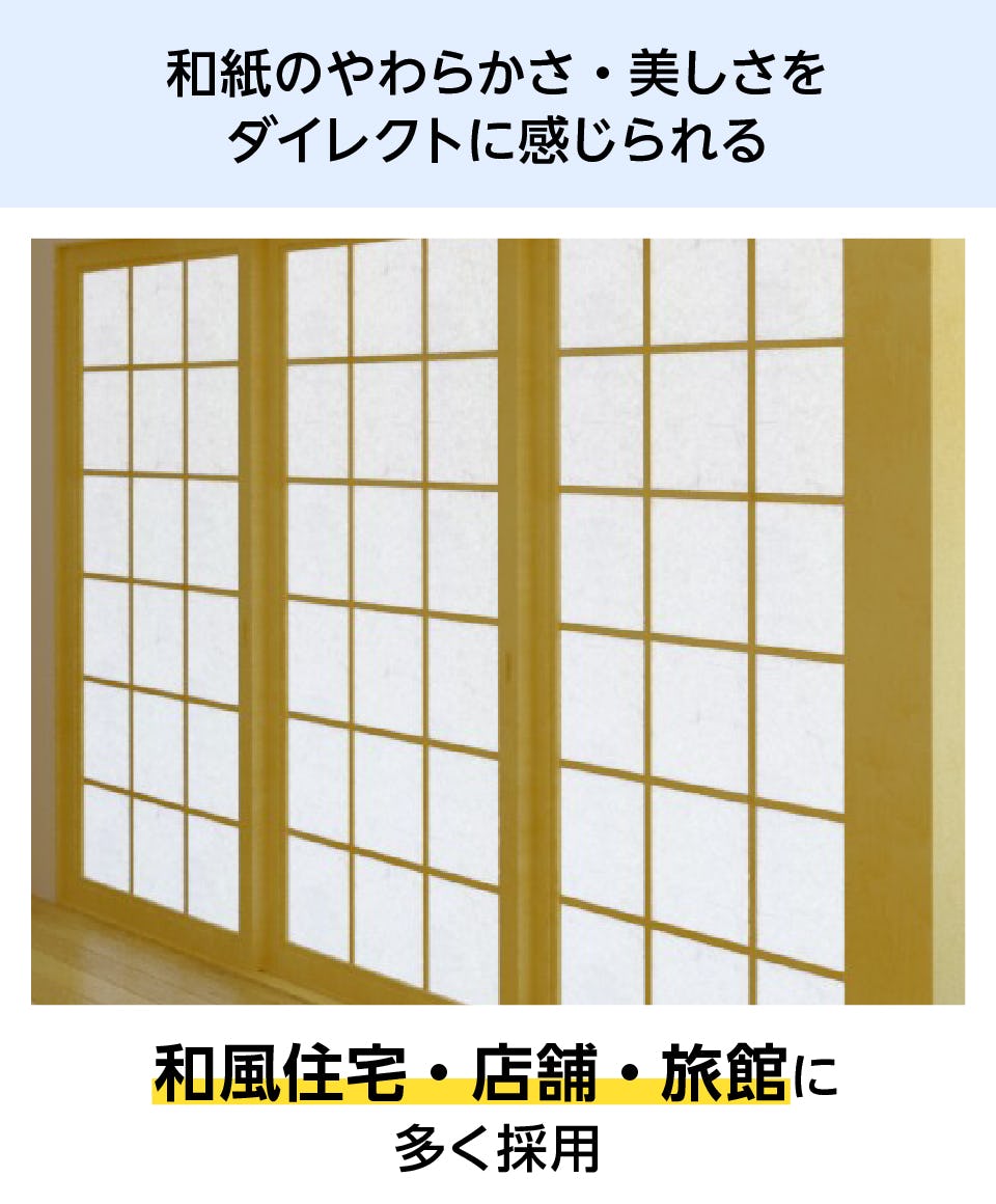 アクリワーロン／和風アクリル板】片面和紙貼り／全4種類