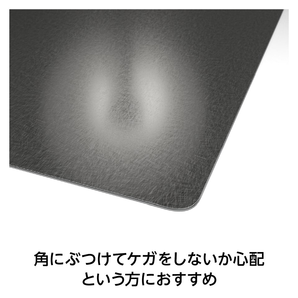 ステンレスキッチンパネルの角は丸く加工できる