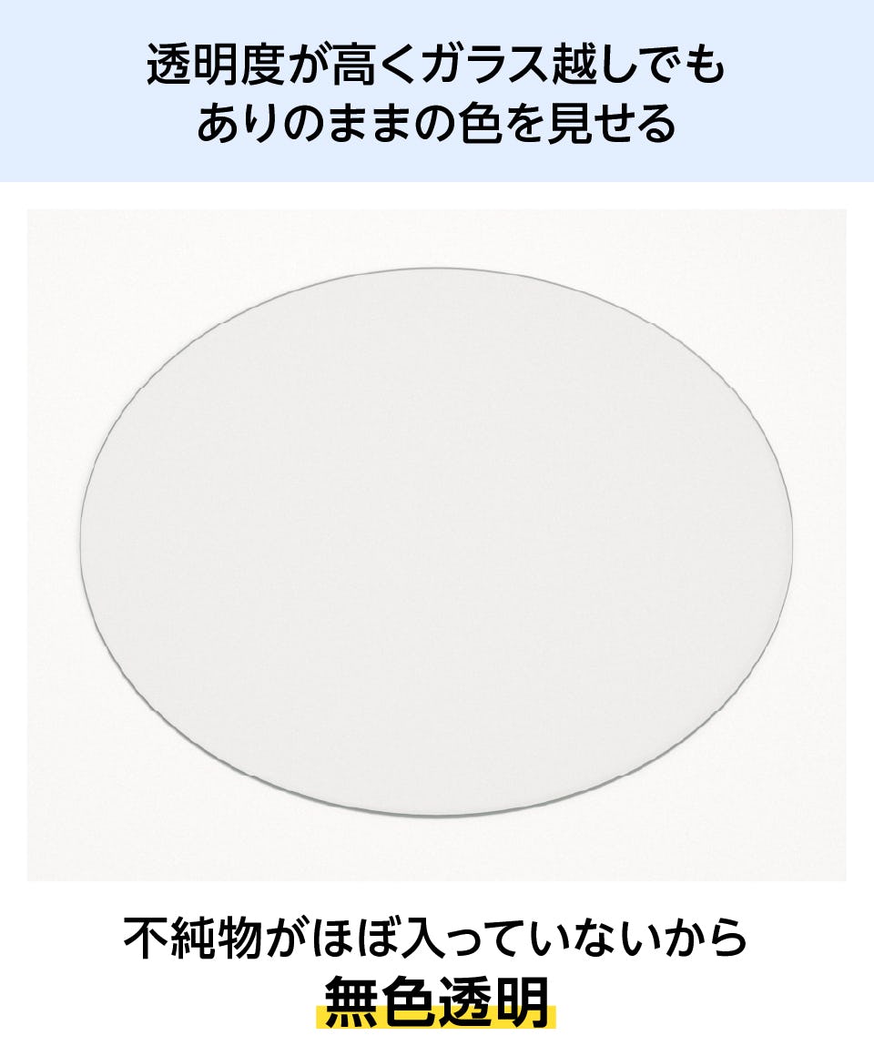 サファイアガラス】サイズオーダー販売／加工、お見積OK