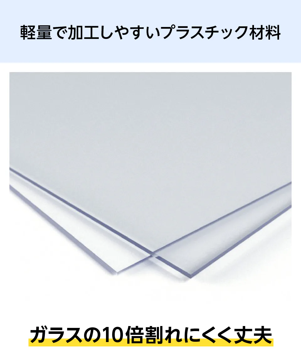 PVC(硬質ポリ塩化ビニル・硬質塩ビ)|オーダーガラス板.com