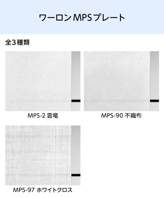 全3種類の「ワーロンプレート MPS」