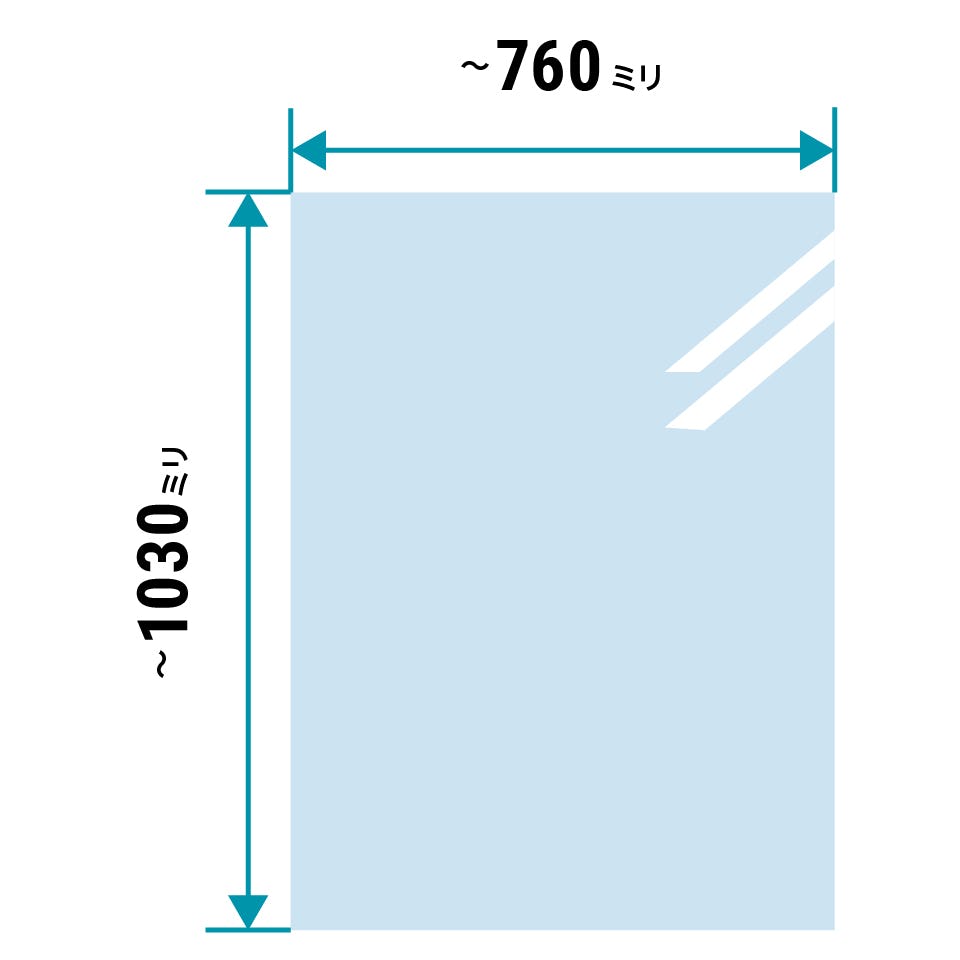 ウィズマークガラス「インテリアデザインガラス」は、サイズオーダーが可能