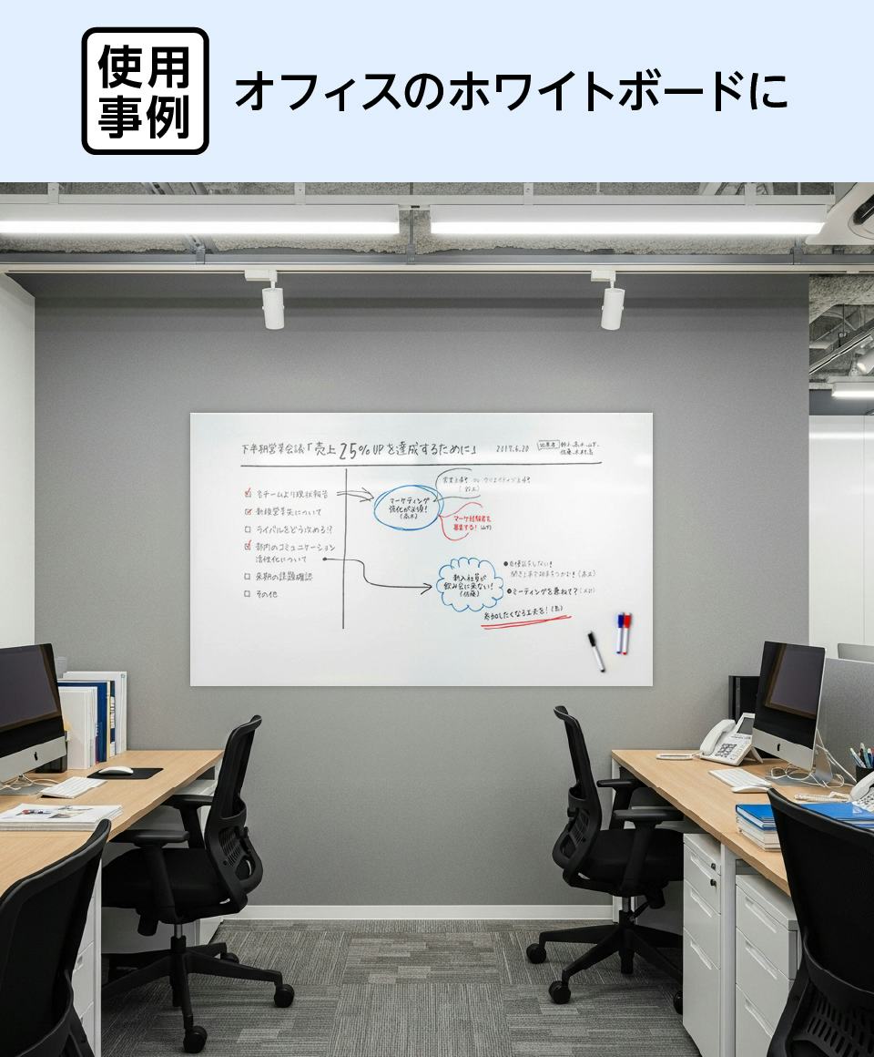 その他 新品現場写真用スチール製ホワイトボード複数枚(約17枚)バラ売り