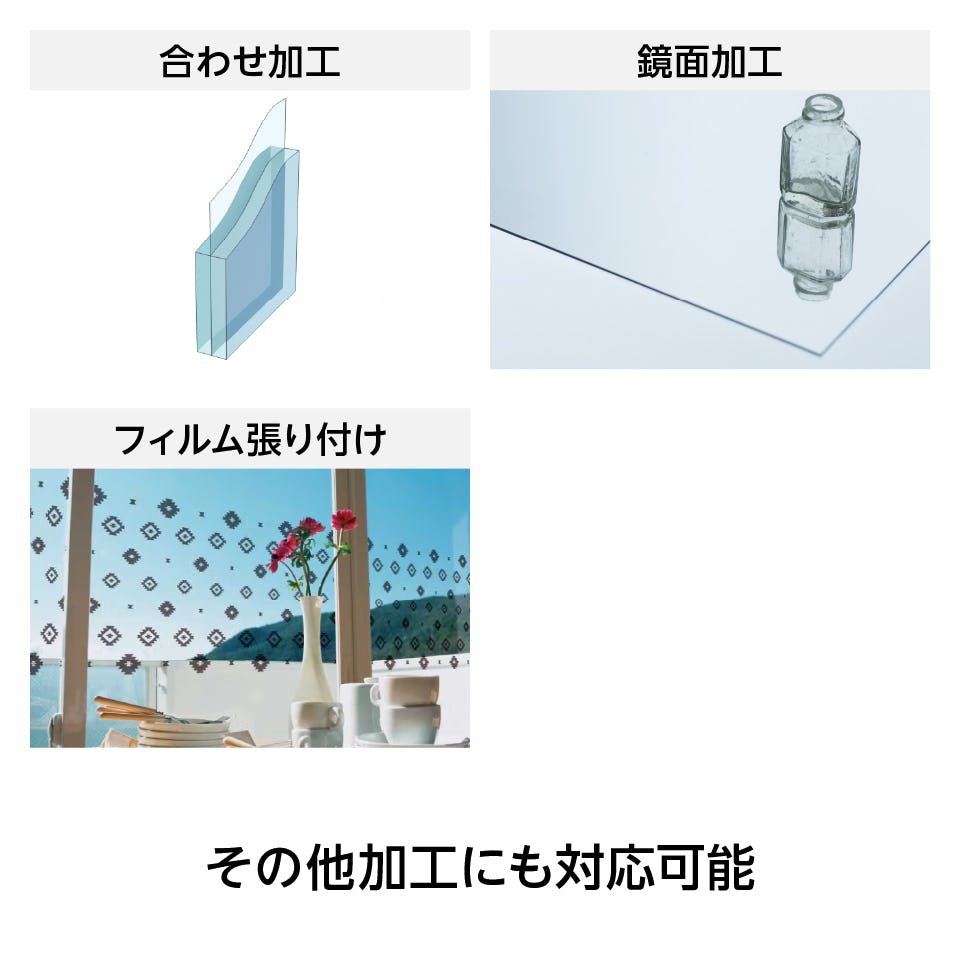 レオフレックス】化学強化薄板ガラス／サイズオーダー販売