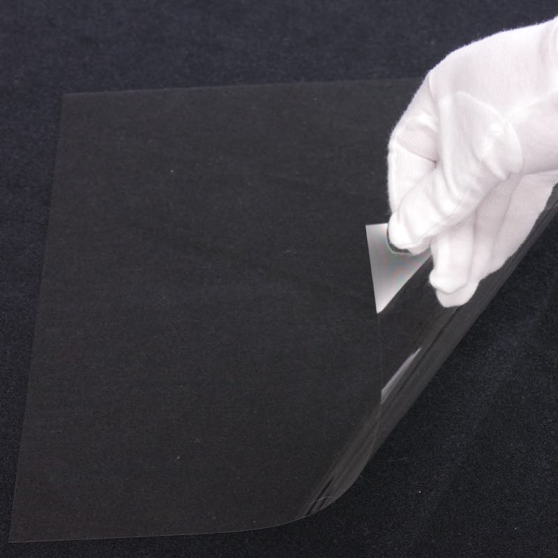 薄板 極薄板ガラス 厚み0.25ミリ(サイズ：100×60ミリ)｜オーダーガラス板.com