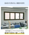 環境や身体に優しい樹脂製内窓「メルツエンサッシ内窓 引違い窓(4枚戸)」